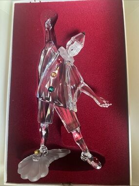 Swarovski 1999 SCS Crystal Mime Masquerade Pierrot Original Box